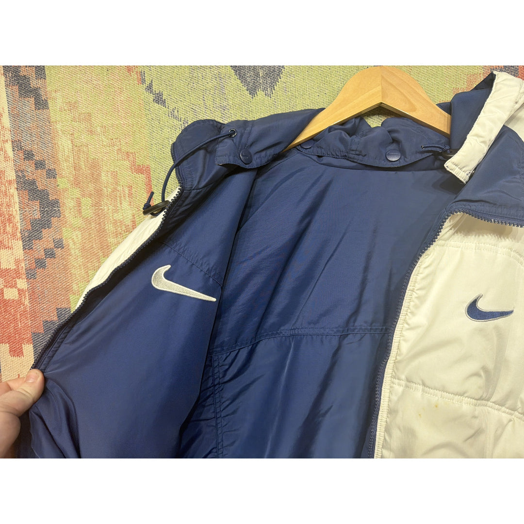 Nike Vintage Reversible Puffer Jacket Large 90s