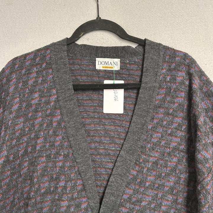 Vintage Domani Uomo Cardigan Sweater Size Large