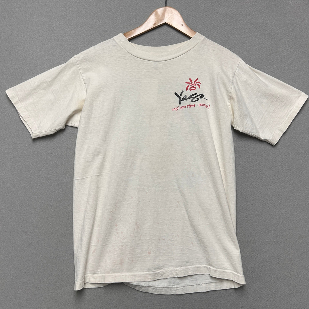 Vintage Yaga Rastafarian Surf T Shirt Size Large
