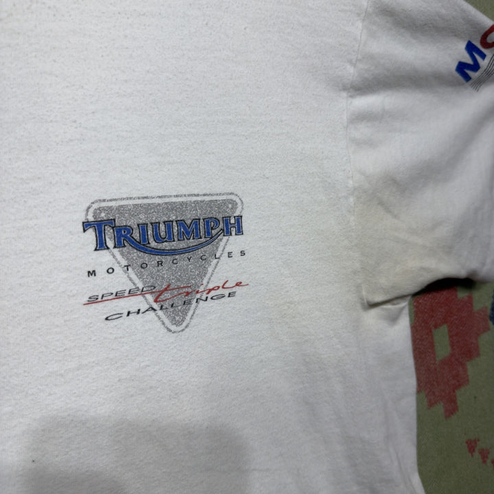 Triumph motorcycles Vintage T Shirt Size Large 90s