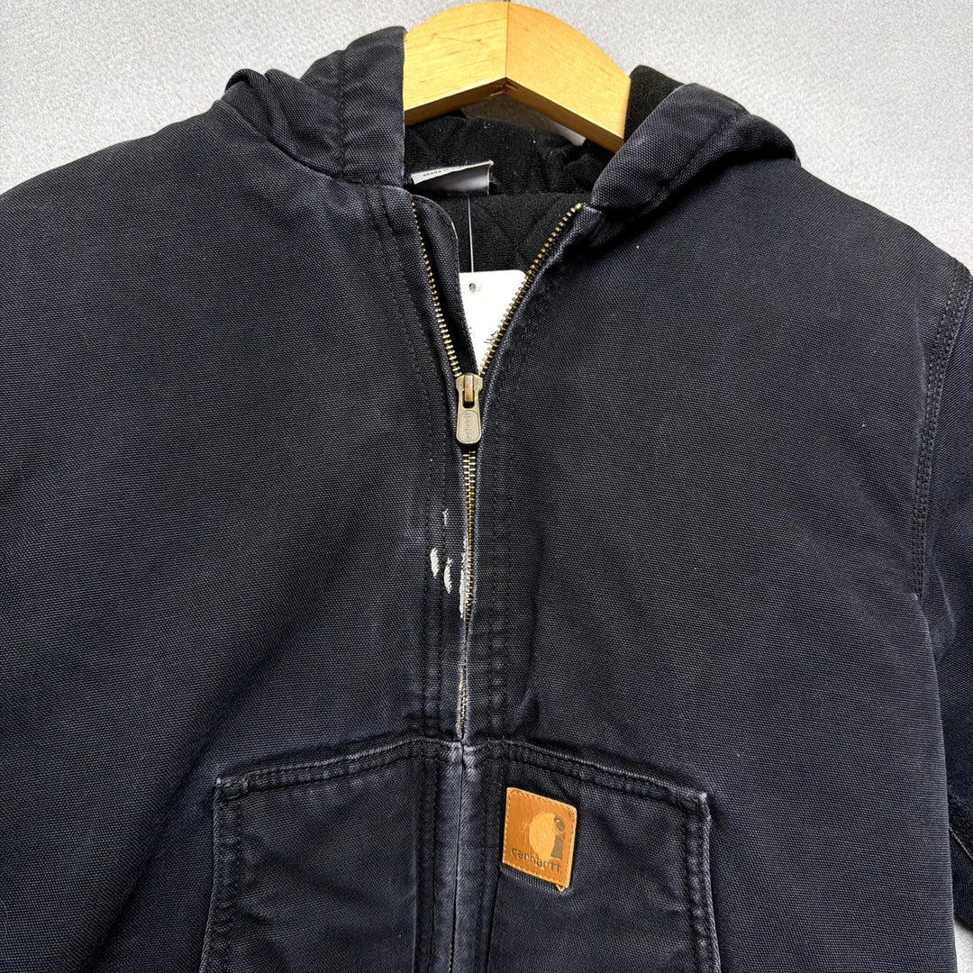 Vintage Kids Carhartt Active Jacket Black Size Medium