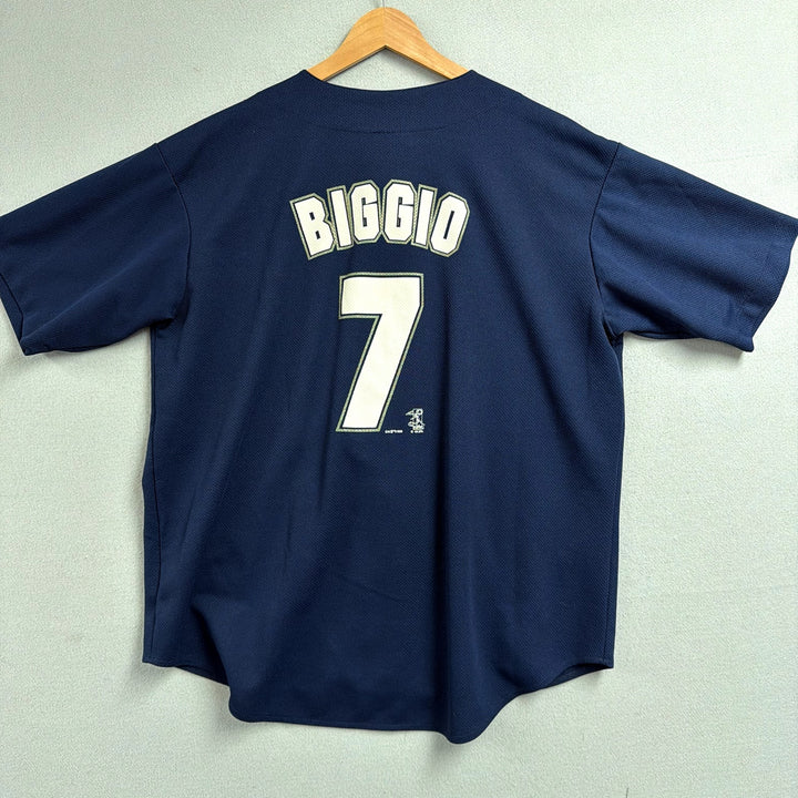 Vintage Houston Astros Craig Biggio Baseball Jersey Size XL