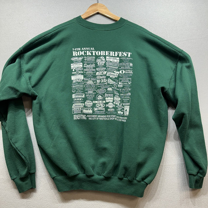 Vintage Jeep Off Roading Rocktoberfest Sweatshirt Size XXL