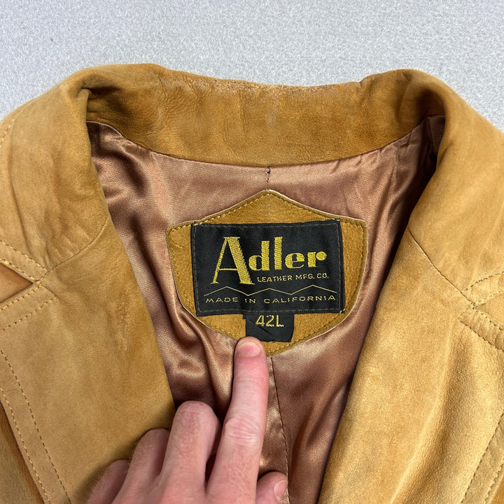 Vintage Addler Leather Blazer Jacket Size 42L