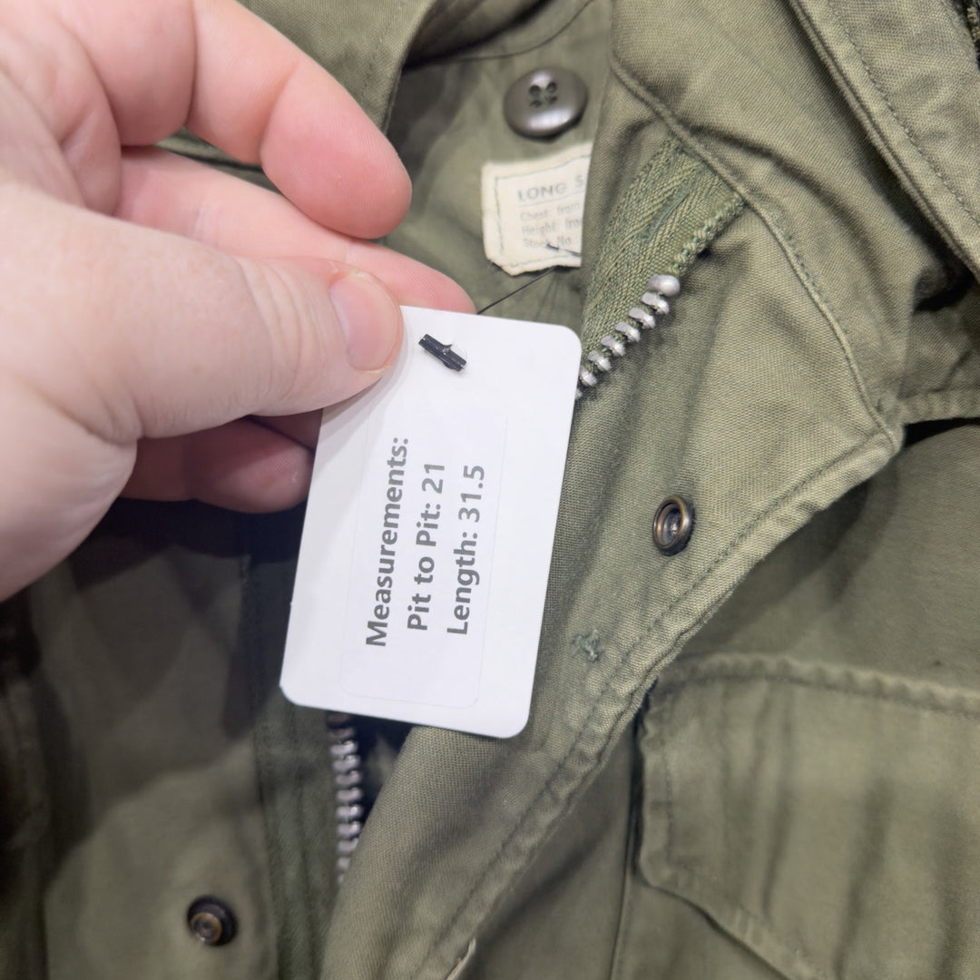 1967 US Military M-65 Vintage Military Jacket Small 60s
