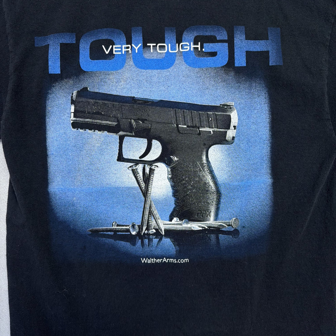 Vintage Walther Y2K Gun T Shirt Size Medium