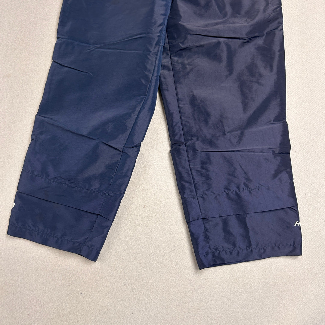 Vintage 90s Tommy Hilfiger Athletics Track Pants Mens L Nylon Windbreaker Blue