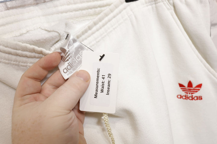 Adidas Vintage White Track Pants 80s 41/29