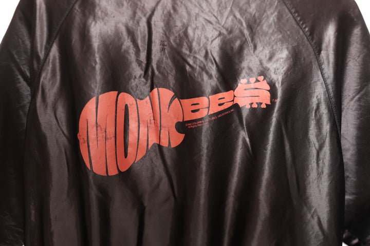 80s Vintage The Monkees Satin Jacket Size Large