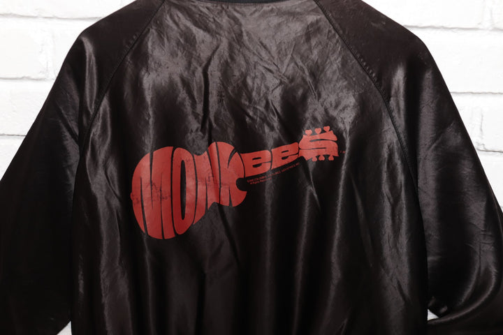 80s Vintage The Monkees Satin Jacket Size Large
