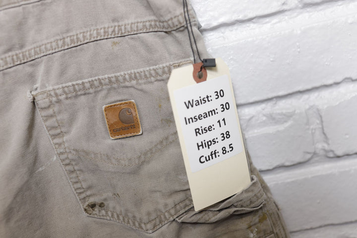 Carhartt Distressed Tan Pants 30/30