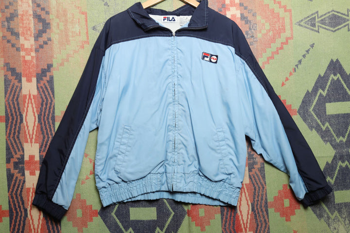 Fila Athletics Vintage Windbreaker Jacket XL 2000s