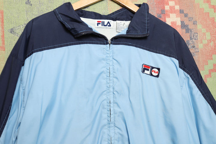 Fila Athletics Vintage Windbreaker Jacket XL 2000s