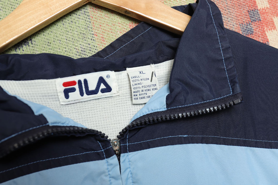 Fila Athletics Vintage Windbreaker Jacket XL 2000s