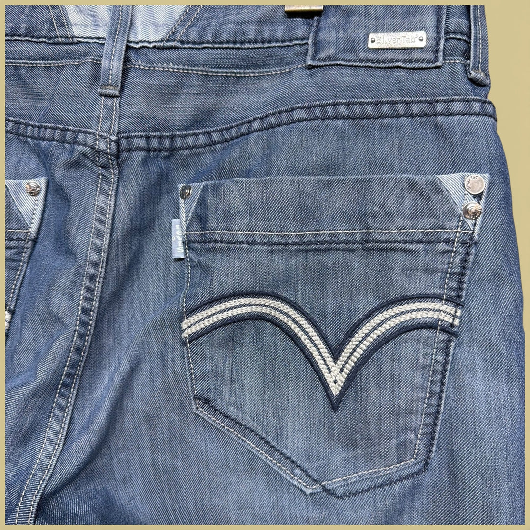Vintage Levi's Silver Tab 2000s Y2K Jeans Size 36
