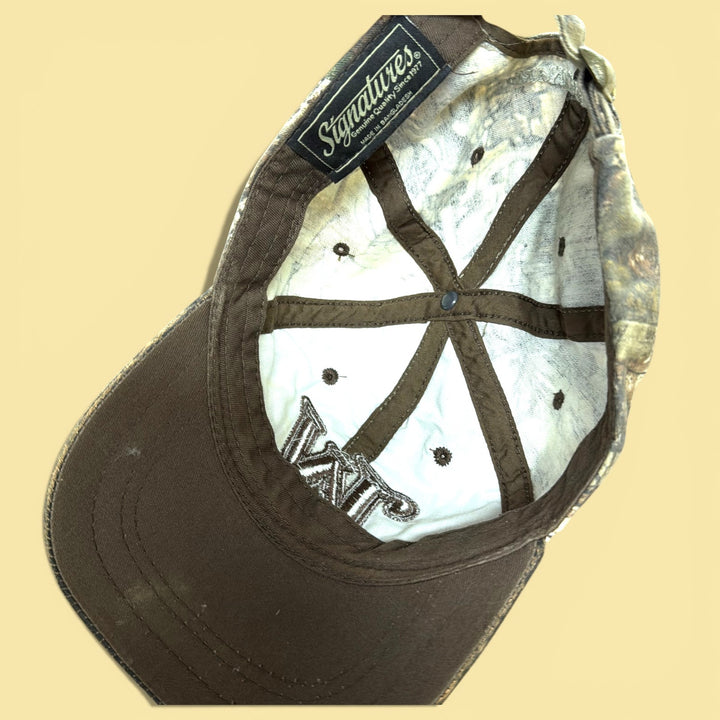 Vintage 2000s Winchester Camo Strapback Hat