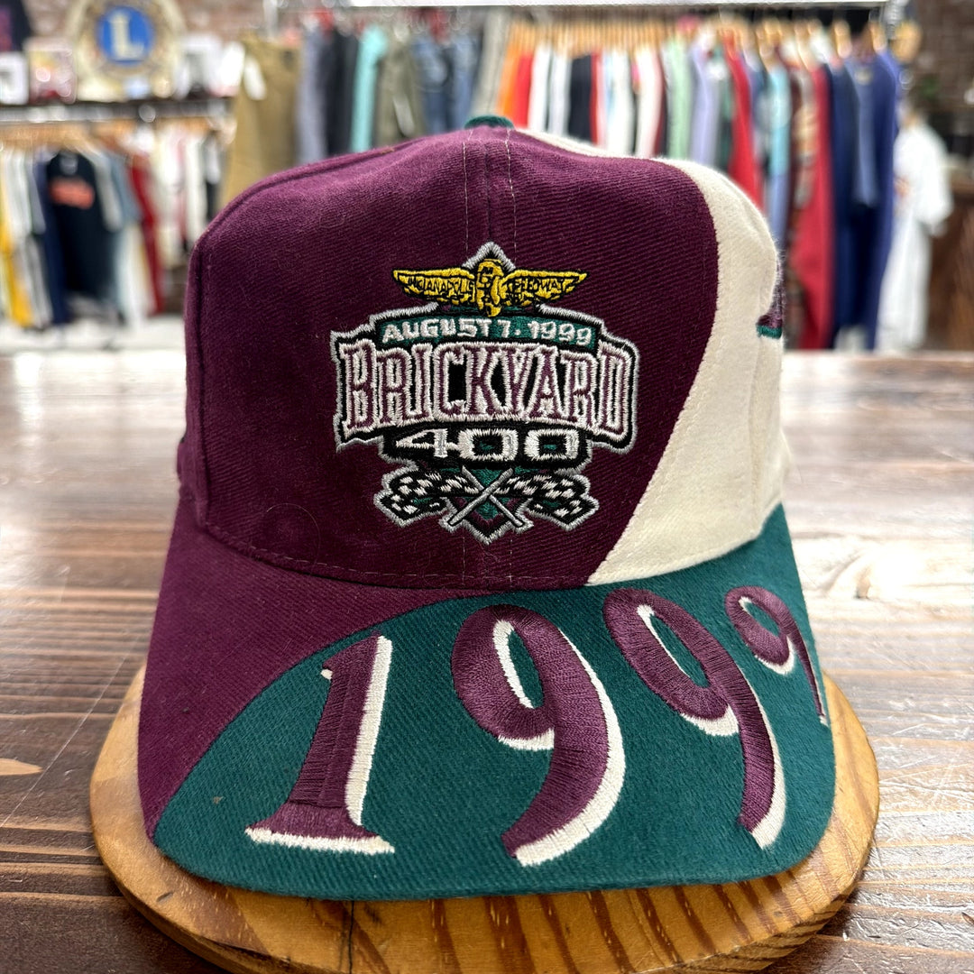 Vintage Brickyard 400 1999 Nascar Racing Snapback Hat