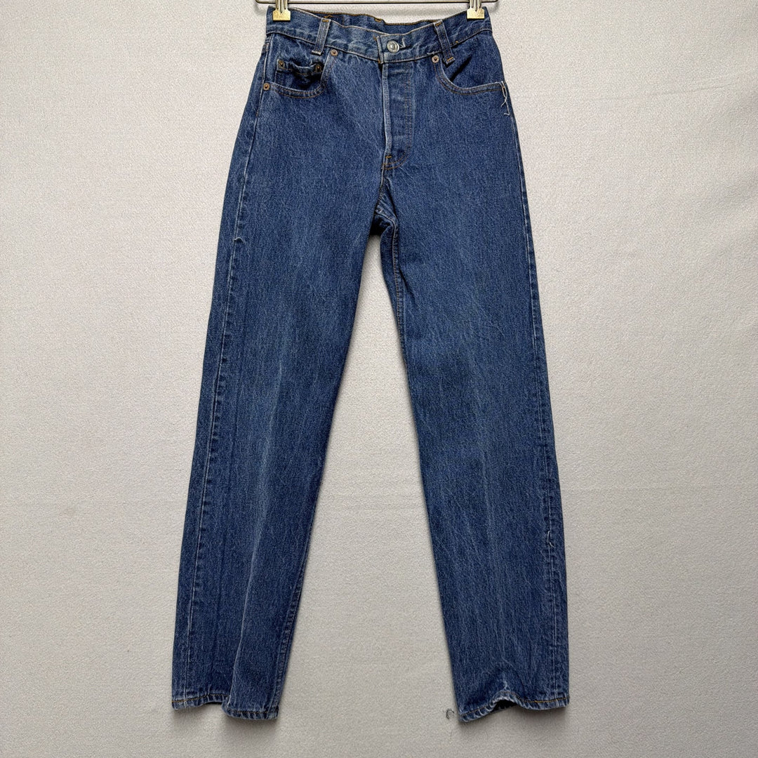 Vintage Levi's 701 Student 1980s Button Fly 501 Jeans Size 24