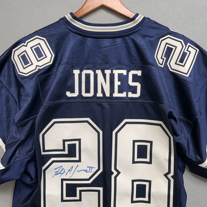 Vintage Felix Jones Autographed Dallas Cowboys On Field Jersey Size 52 XL