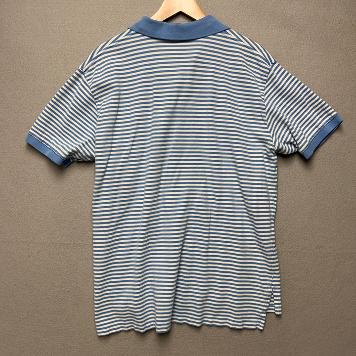 Vintage Polo Ralph Lauren Blue and White Shirt size XL