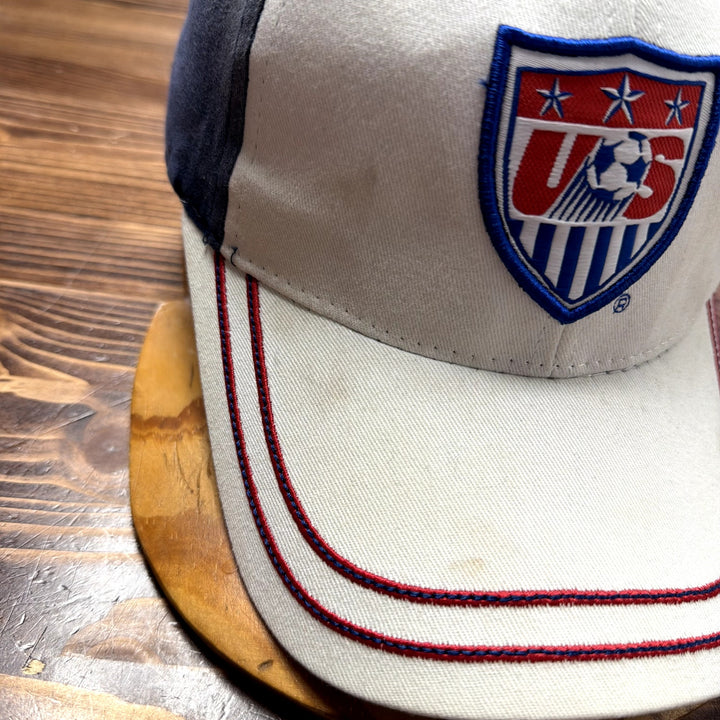 Vintage USA Soccer Strap Back Hat
