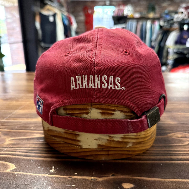 Vintage University of Arkansas The Game Strap Back Hat