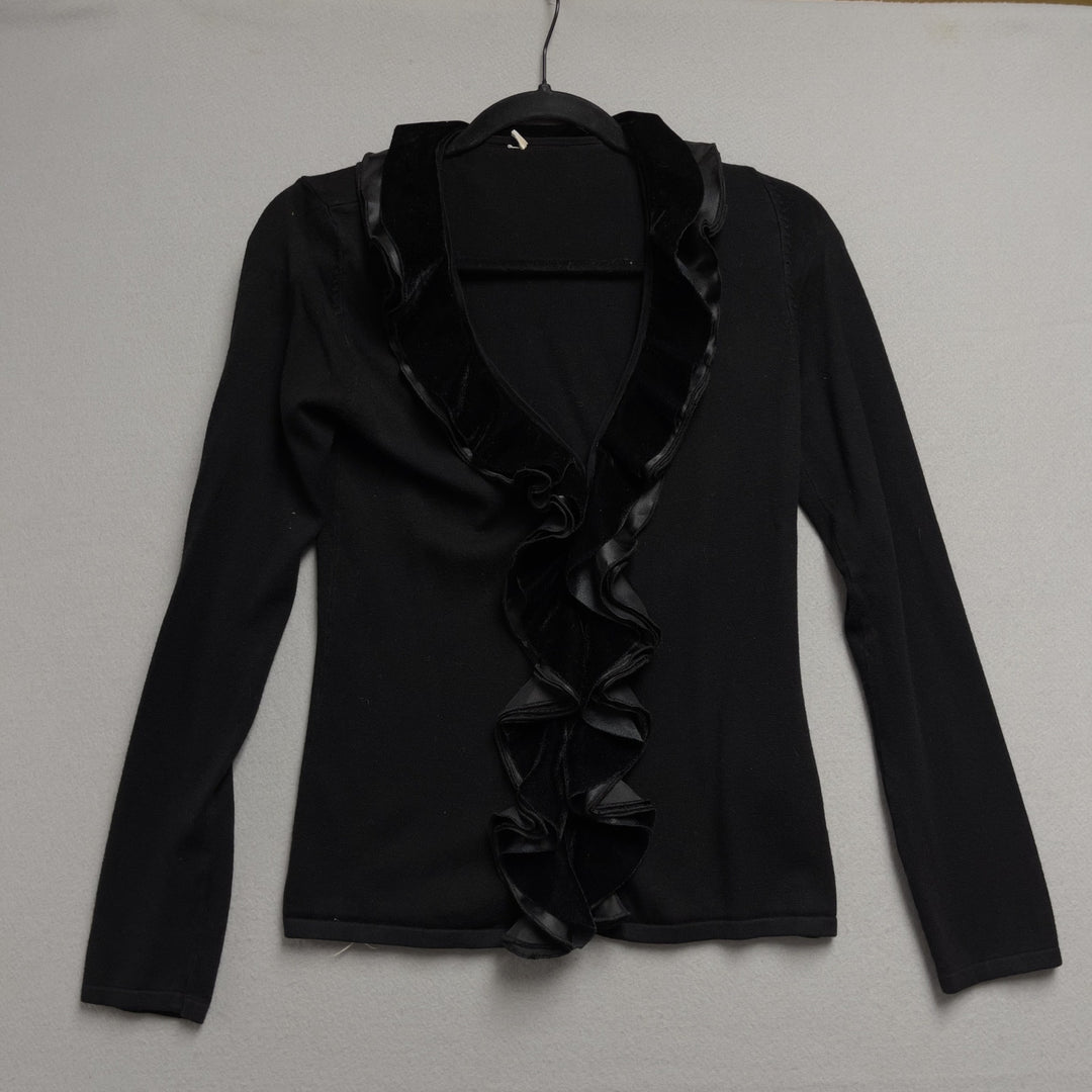 Vintage Black Y2K style Women's Sweatshirt Size Medium