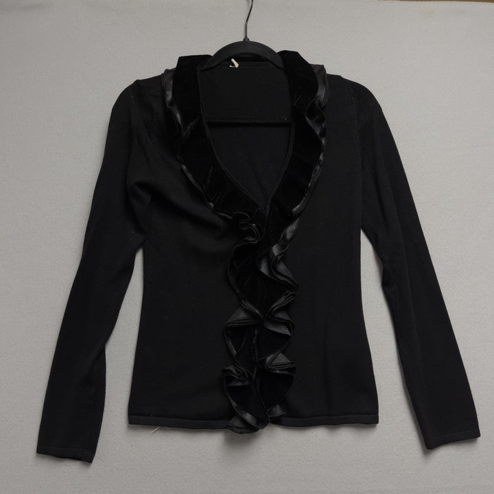 Vintage Black Y2K style Women's Sweatshirt Size Medium