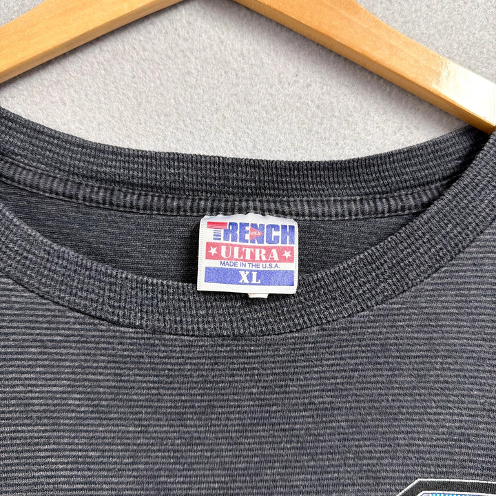 Vintage Dallas Cowboys Micro Stripe T Shirt Size XL