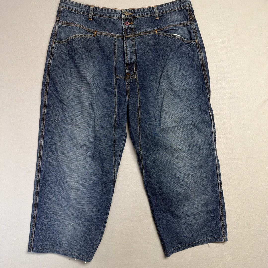 Vintage Girbaud Baggy Wide Leg Y2K Jeans Size 42