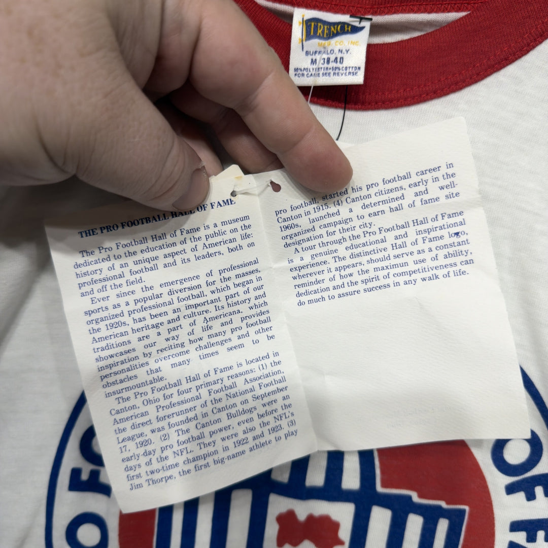 Football Hall of Fame Vintage T Shirt Size Medium  80s