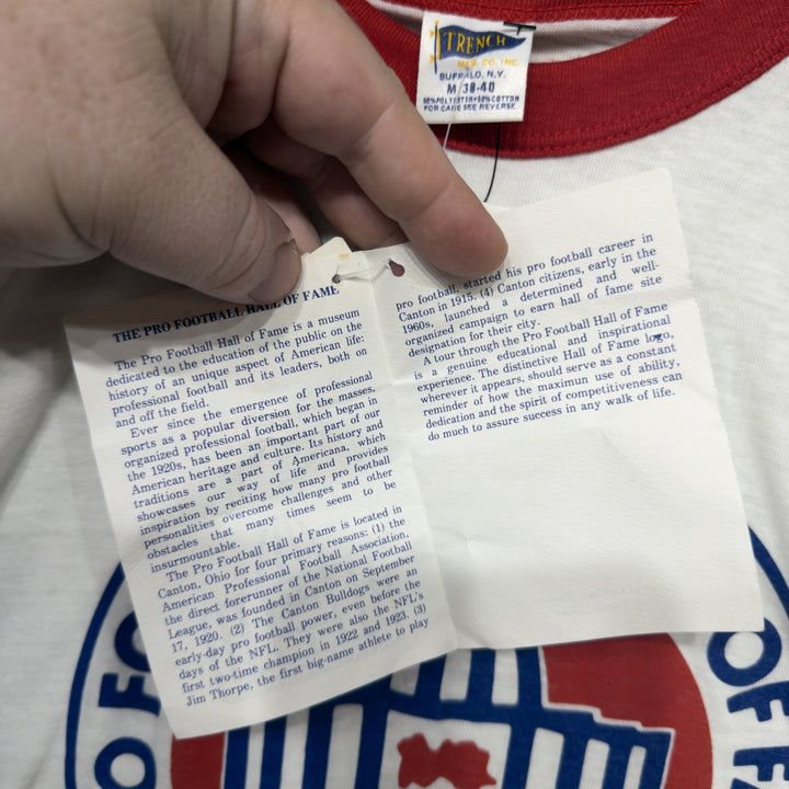 Football Hall of Fame Vintage T Shirt Size Medium  80s