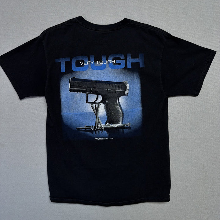 Vintage Walther Y2K Gun T Shirt Size Medium