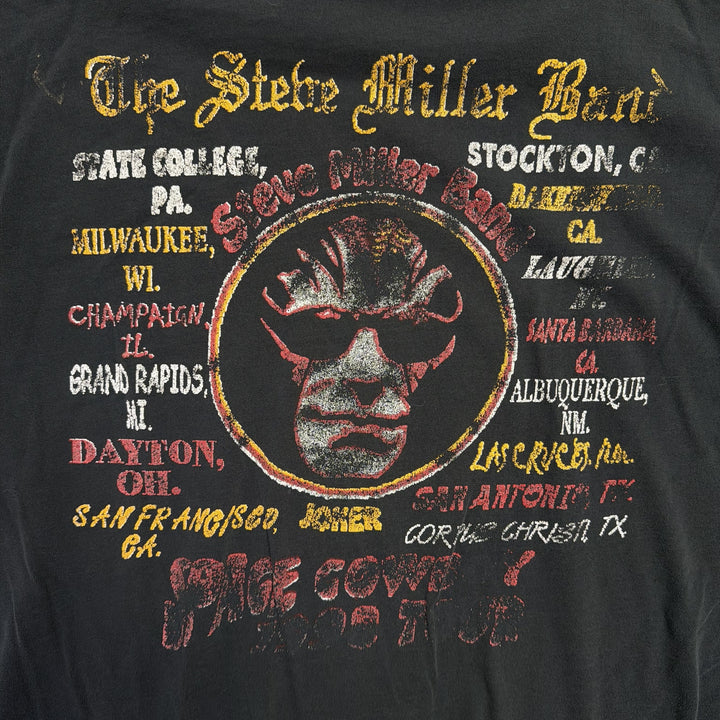 Vintage Steve Miller Thrashed Tour T Shirt Size XL