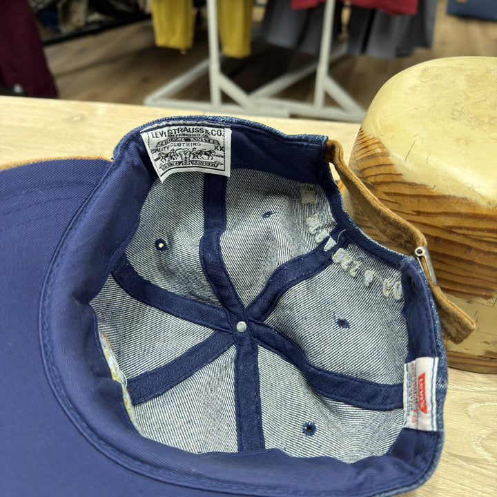 Vintage 90s Levi's Denim Strap Back Hat