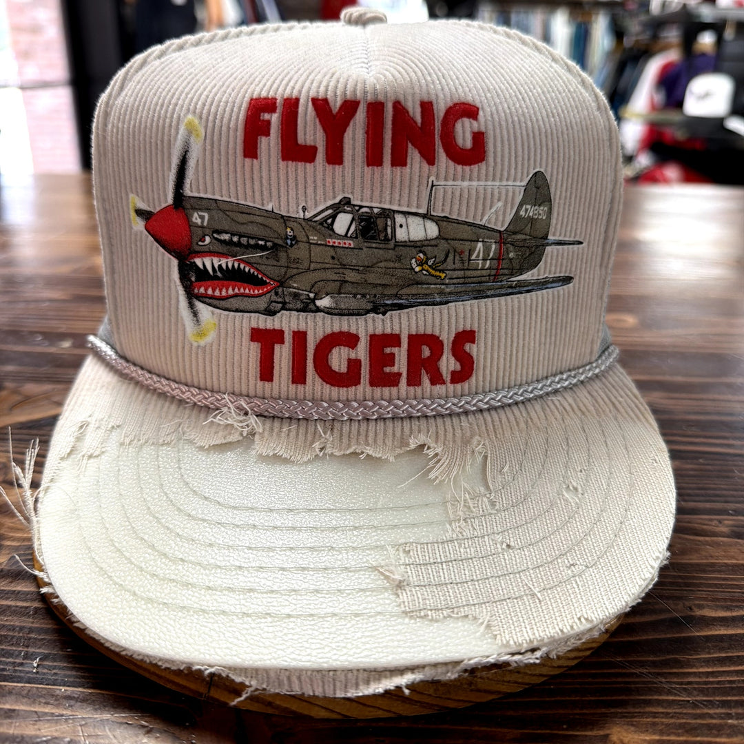 Vintage Flying Tigers Heavily distressed Snapback Hat