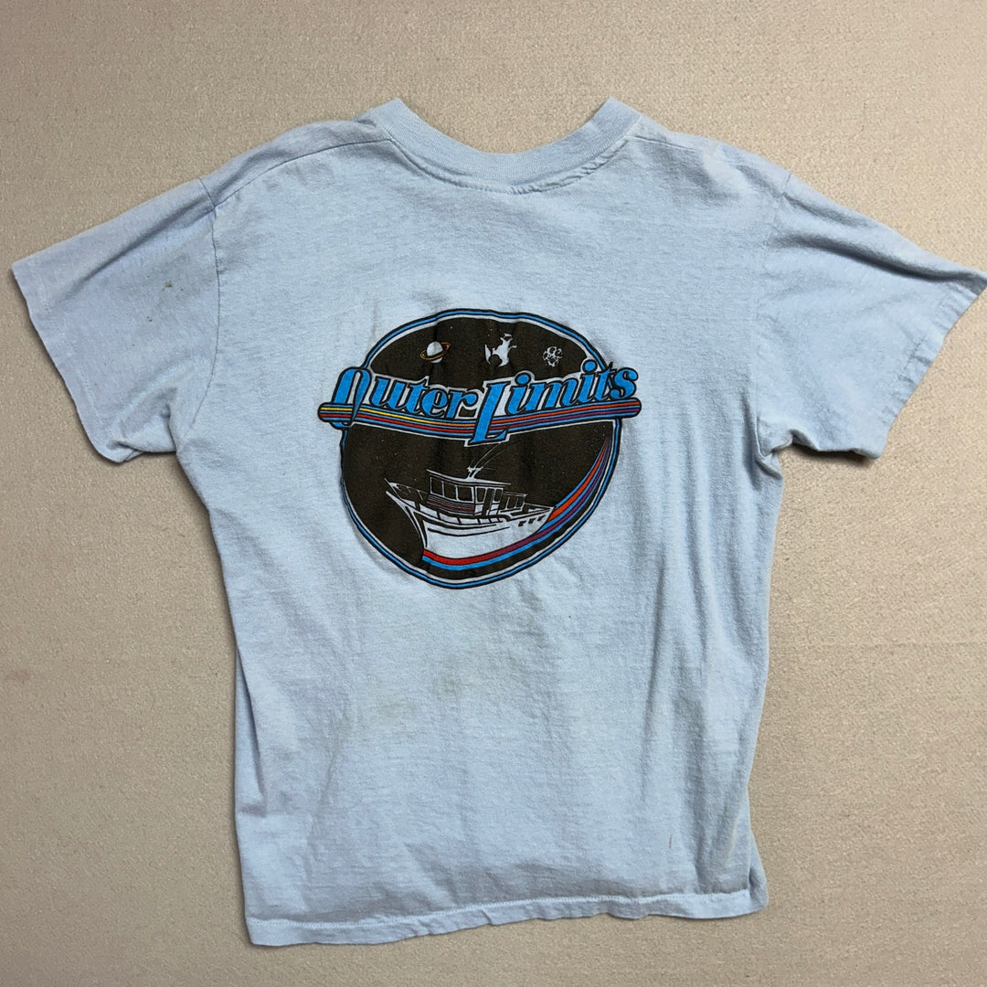 Vintage Outer Limits Boats T Shirt Size Large