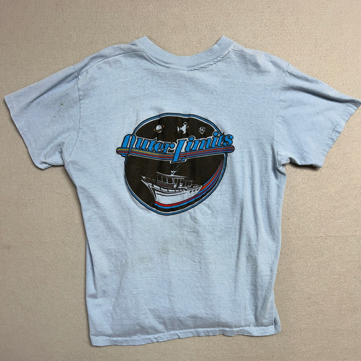 Vintage Outer Limits Boats T Shirt Size Large