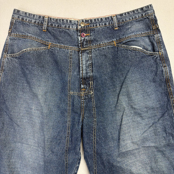 Vintage Girbaud Baggy Wide Leg Y2K Jeans Size 42