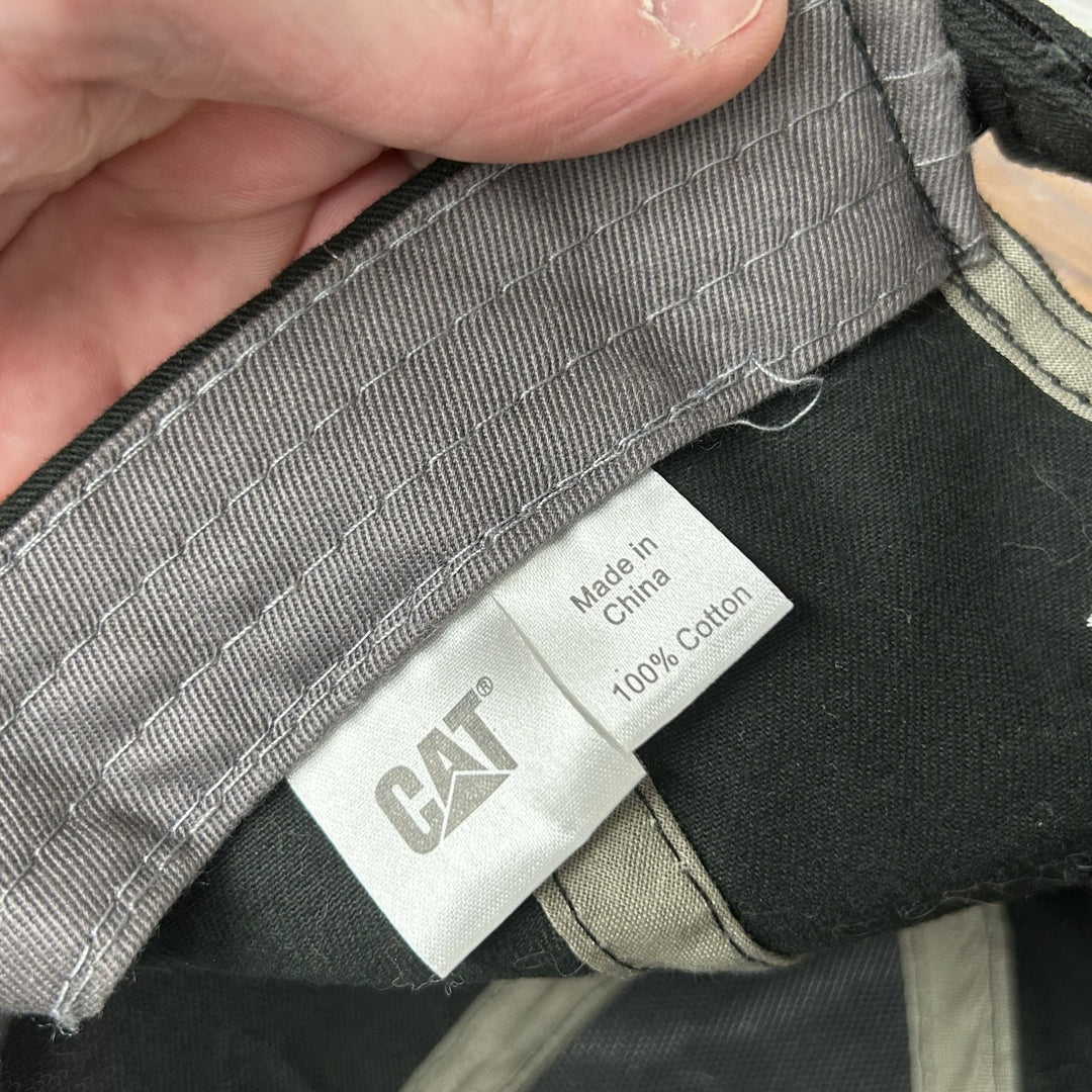 Vintage Cat Chrome Flame 2000s Strap Back Hat