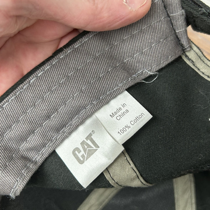 Vintage Cat Chrome Flame 2000s Strap Back Hat