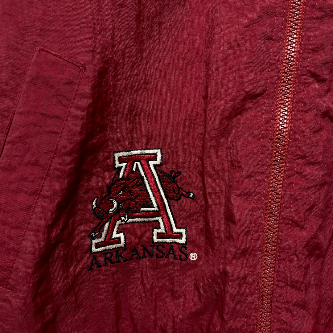 90's Starter Arkansas Razorback Jacket Jumping Hog Size XL