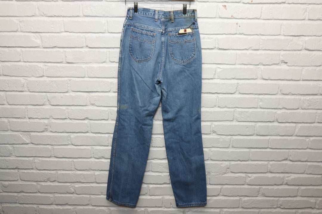 80s womens rustler western jeans size 26/31.5