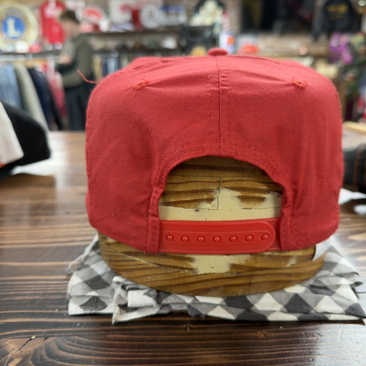 Lee Vintage Red Snapback Hat 80s