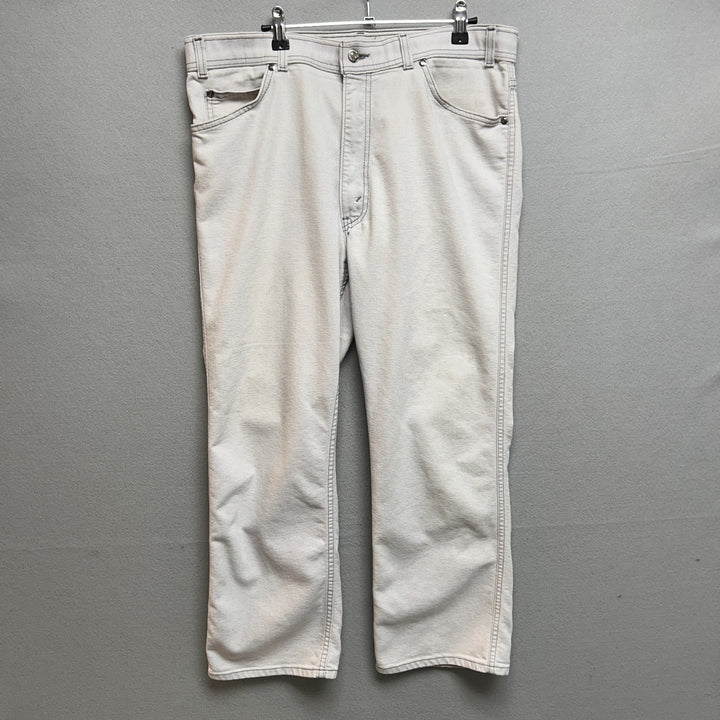 Vintage Levis With A Skosh More Room Jeans Mens 36x27 Light Wash Denim USA