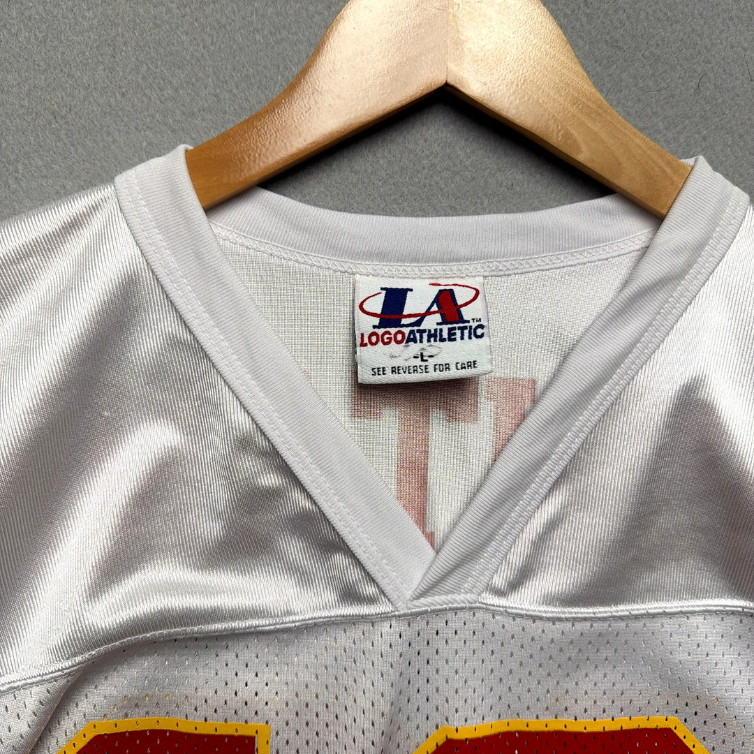 Vintage Kansas City Chiefs Joe Montana Logo Athletic Jersey Size Large