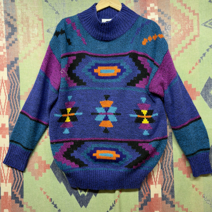 Calamity Jayne Vintage Western Sweater Size Medium 80s