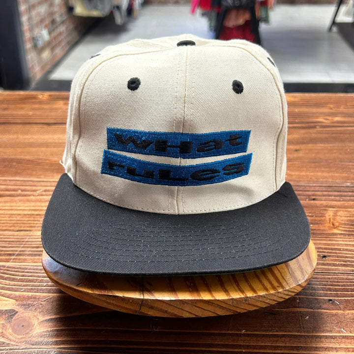 Vintage What Rules Snapback Hat