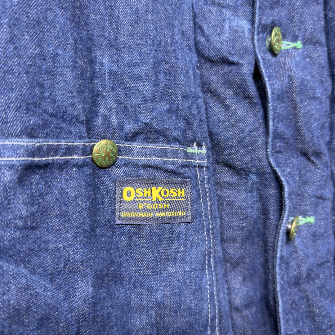 Osh Kosh B'Gosh Vintage Denim Chore Jacket Small 70s