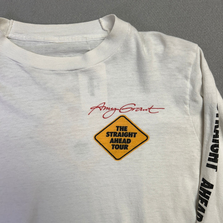 Vintage Amy Grant Straight Ahead Tour T Shirt Size Medium